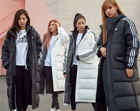 adidas long coat korea.